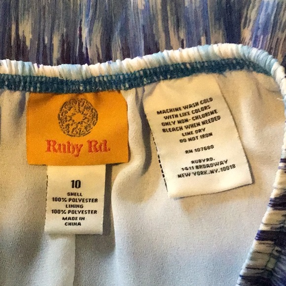 Ruby Rd. Blue Maxi Skirt - Picture 4 of 5